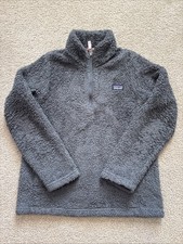 Patagonia Pullover Kids Size L 12 Gray Los Gatos 1/4 Zip Fleece