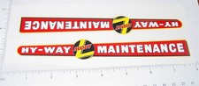 Pair Buddy L Hy-Way Maintenance Truck Sticker Set BL-049