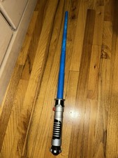 Hasbro Star Wars Blue Lightsaber Lucasfilms Non Electronic 2002 VTG Retractable