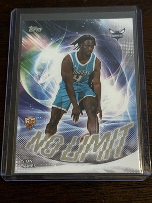 2025-26 Topps Basketball No Limit Sion James Rookie Card | eBay