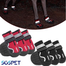 4pcs/8Pcs Dog Boots Waterproof Shoes Anti-Slip Outdoor Dog Booties Paw Protector
