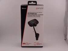 Car Auto  Bluetooth FM Transmitter, Stream Music, Hands Free Talking, Charging