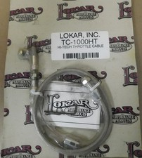 Lokar Tc-1000ht Hi-tech Throttle 24 Cable Stainless Braided Covered Whdw