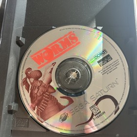Worms (Sega Saturn 1994) Video Game Complete w/ Manual RARE