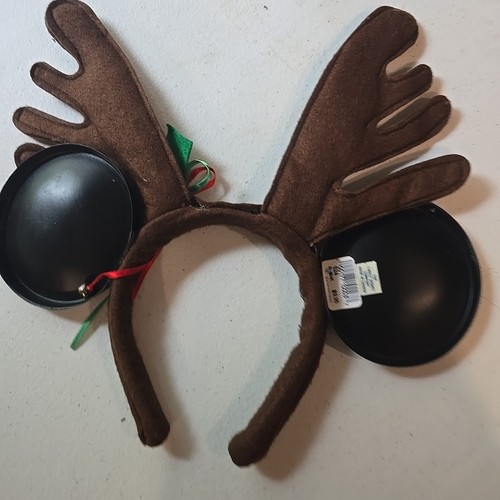 VTG Disney MICKEY MOUSE EARS Reindeer Antlers Headband | Christmas - Picture 4 of 5