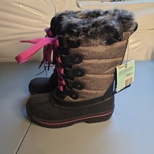 Girl Size 1 Snow Boots NEW