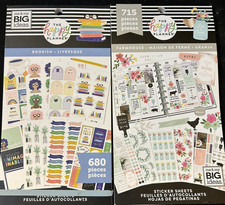 The Happy Planner Stickers books lot Bookish 680 Farmhouse 715