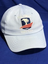 US Open USGA Golf Association Hat Cap Pebble Beach 2019 Light Blue Country Club
