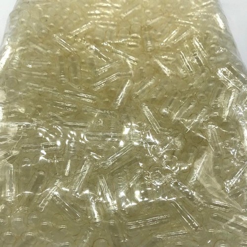 1000 cápsulas transparentes talla 1 tapas de gelatina vacías en polvo 250 mg transparentes - Imagen 3 de 7