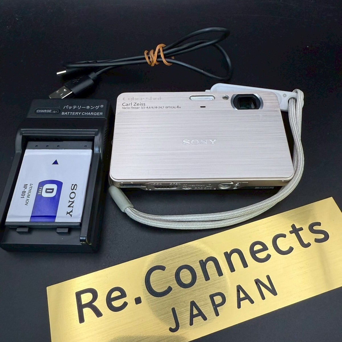 ソニー SONY Cyber-shot DSC-T700 ゴールド Sony Cybershot DSC-T77 10.1MP Digital Camera 4x Optical Zoom - 100