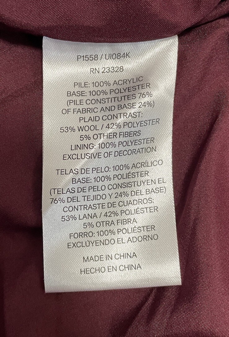 Pendleton Jacket Women's Medium Lined Wool Plaid … - image 5