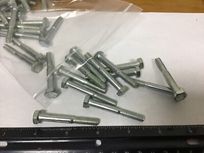 Qty (50) 1/4-20 X 2'' Long Hex Head Med. Strength Grade 2 Hex Screws 