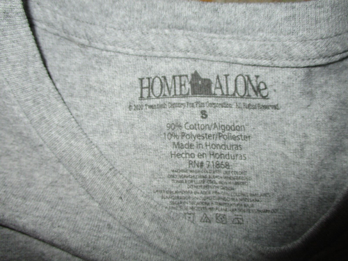 HOME ALONE WET BANDITS T SHIRT Retro 80s Movie Harry Lime Marv Merchants SMALL - Picture 3 of 3