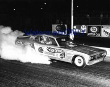Tom "Mongoose" McEwen 1972 "Hot Wheels" Plymouth Duster Funny Car PHOTO! 
