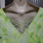 Studio I Ladies Beautiful Green Floral Top And Skirt Matching Set - Size 16W
