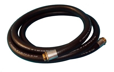 10m DN25 Tankschlauch Zapfsäulenschlauch für Dieselpumpe Fasspumpe AG 1''