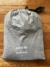 EVA AIR x Jason Wu Royal Laurel Sleepwear Grey Pajama Set, Size Large