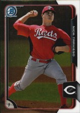 2015 Bowman Chrome Prospects #BCP82 Nick Travieso Cincinnati Reds