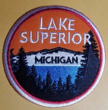 MICHIGAN LAKE SUPERIOR Patch approx 3"