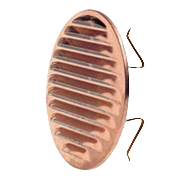La Ventilazione Griglia Pl 175 Tonda Rete 125/160 Molle Ramata - TUR160RAN-Y