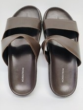   Look Nordstrom Men Slide slipper Shoes Size 9 Brown