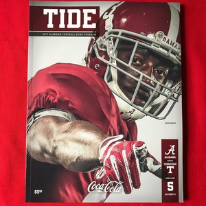 Details About 2017 Alabama 45 Vs Tennessee 7 Game Day Program 10212017 New Ridley