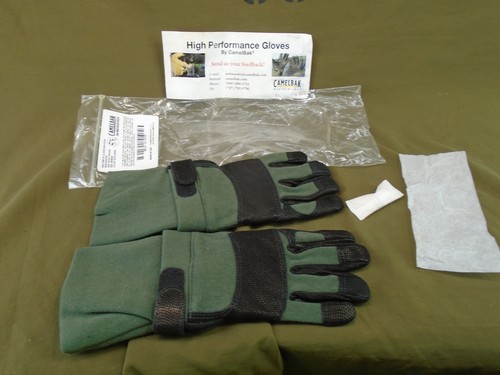 Ejército Militar de EE. UU. CamelBak Max Grip NT FR Guantes Verde Salvia Mediano Nuevo 2009 203-A - Imagen 2 de 11
