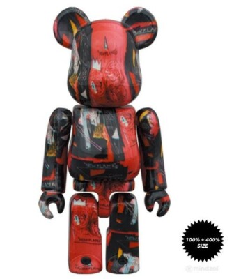 BE@RBRICK Andy Warhol × BASQUIAT #1 Bearbrick Set 100% & 400% Andy Warhol X Jean-Michel Basquiat