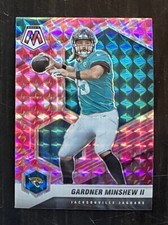Gardner Minshew 2021 Panini Mosaic Pink Reactive Prizm #98 Jacksonville Jaguars 