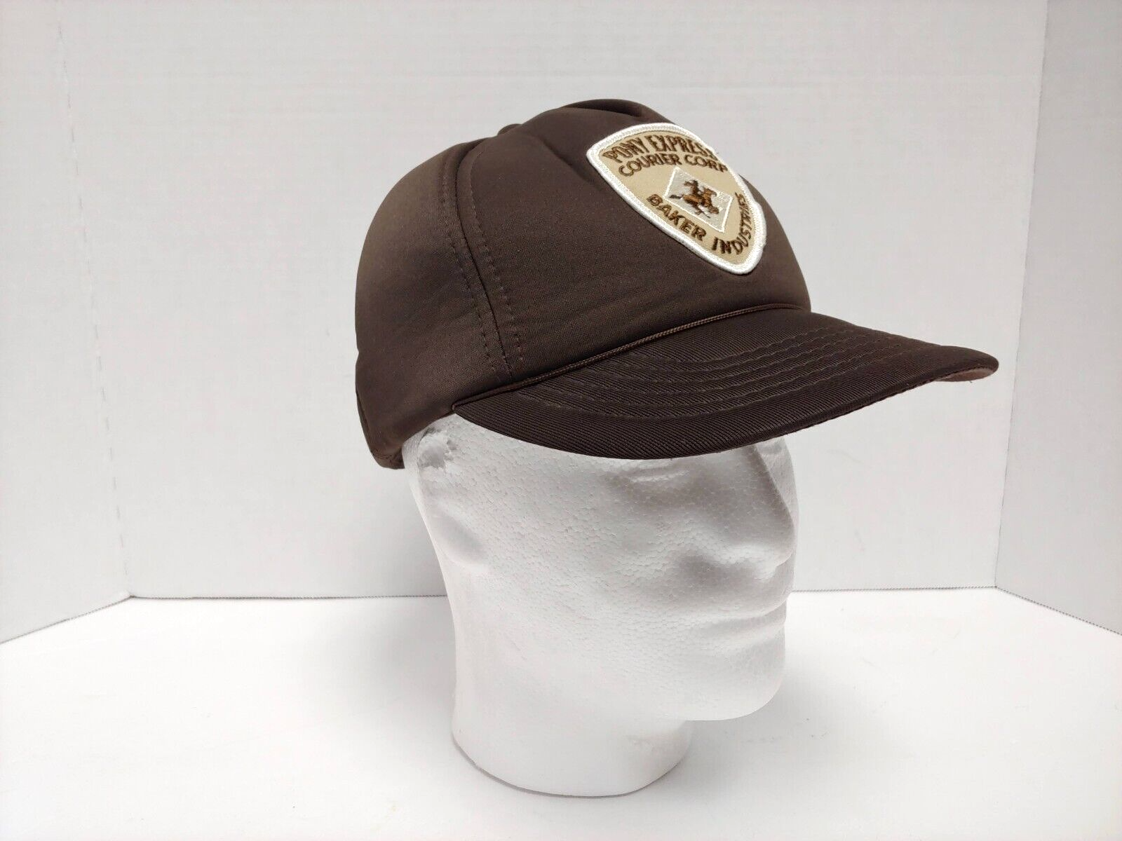 Cappello Berretto Vintage Regolabile Snapback Stile Camionista "Pony Express Courier Corp."