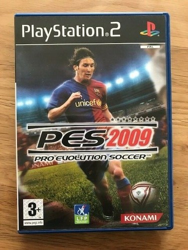 Jeu PS2 PES 2009 Platinum - Complet Avec Boîtier Et Notice - Bon état