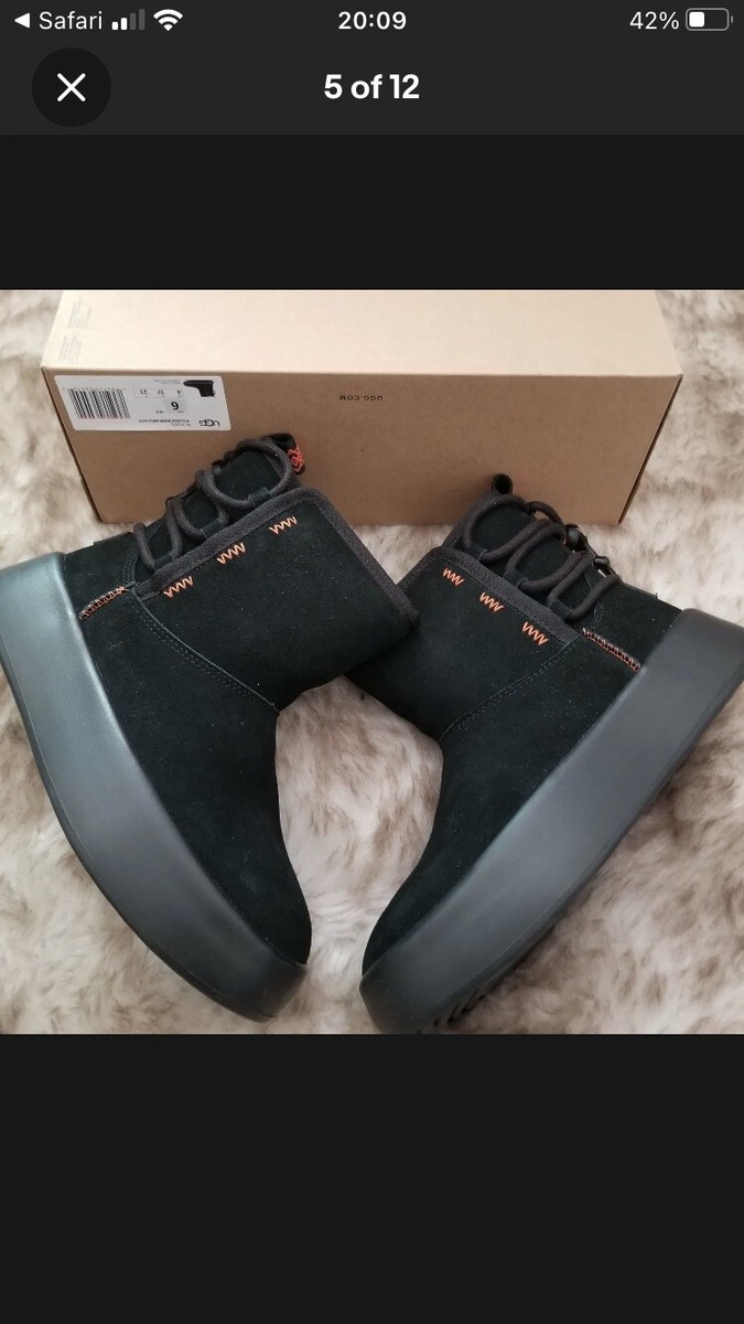 UGG Classic Boom Women's Ankle Boots Size 5 Black 1112472 | eBay