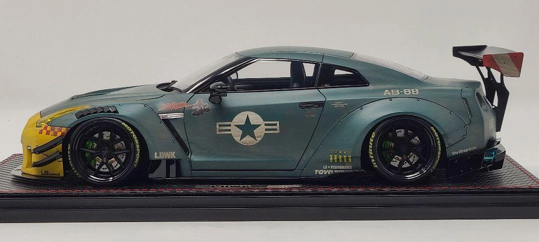 ignition model 1/18 IG2346 LB-WORKS Nissan GT-R R35 type 2 Matte Green