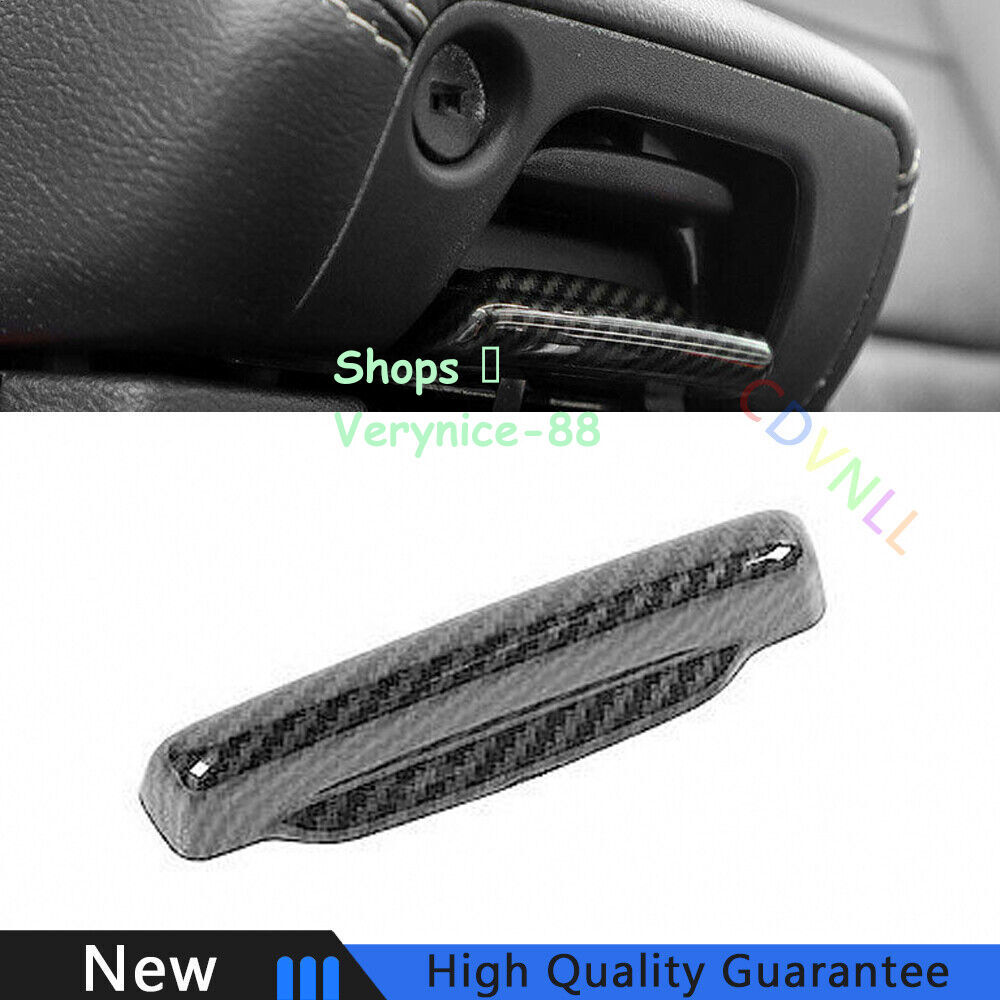 Fit For Jeep Cherokee 2014-2020 Carbon Fiber Car Storage Box Keyhole Cover Trim