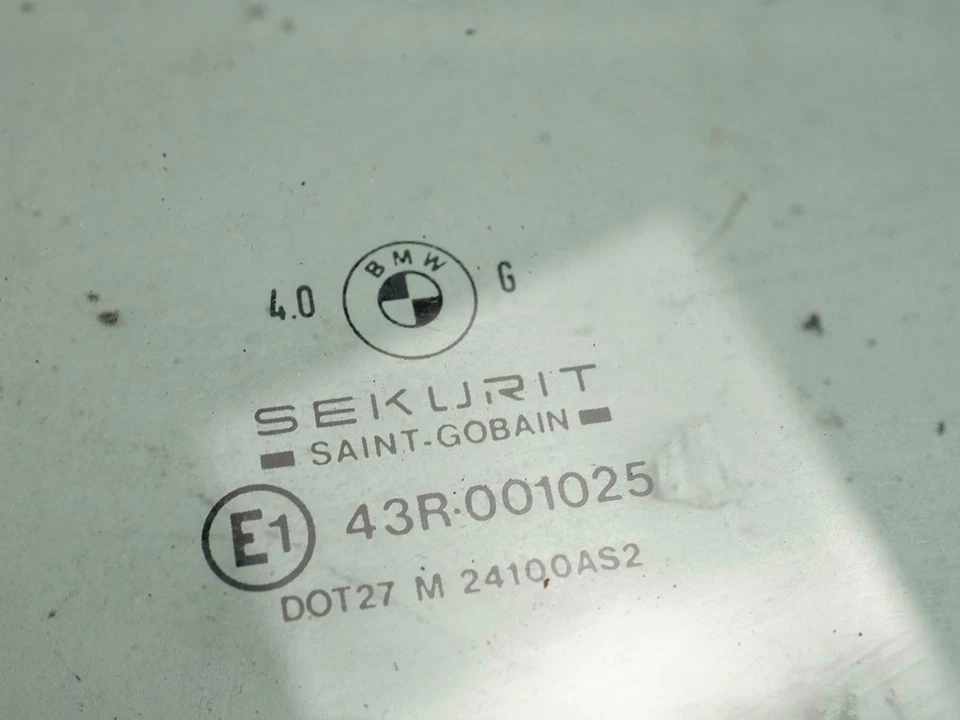 1988 - 1992 Bmw 7 Series E32 735Il Window Glass Door Rear Left Driver Side Lh Foto 4 de 4