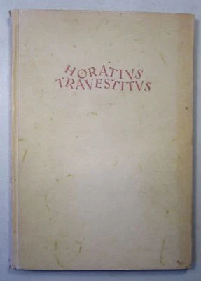 CHRISTIAN MORGENSTERN: HORATIUS TRAVESTITUS, Ein Studentenscherz, 1922 - Bild 1 von 4