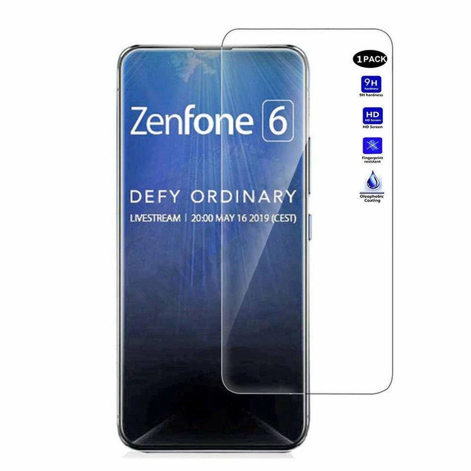 COVER CUSTODIA + PELLICOLA VETRO TEMPERATO PER ASUS ZENFONE 6 ZS630 TRASPARENTE  - Immagine 3 di 4