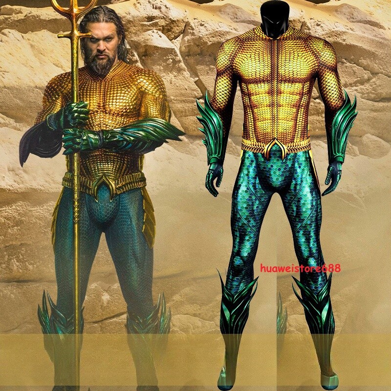 Traje de Disfraz Aquaman 2 Arthur Curry El Reino Perdido Juegos con disfraces