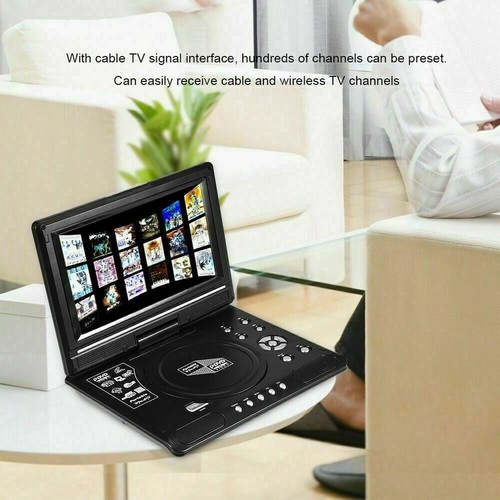 7.8'' 9.8'' 13.9'' Portable DVD Player USB 16:9 LCD Widescreen HD CD TV Player - Picture 5 of 28