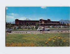 Postcard Jackson Lake Lodge and Range Grand Teton National Park Wyoming USA