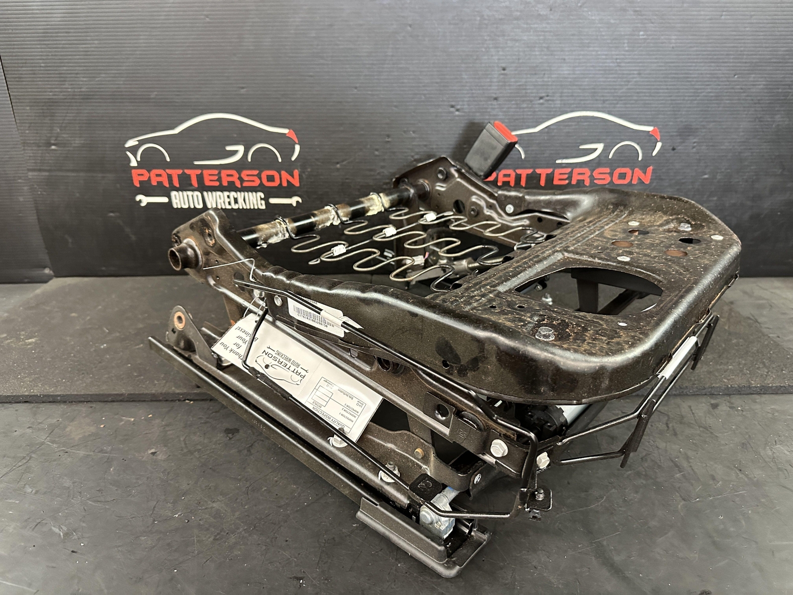 14-17 MASERATI GHIBLI FRONT PASSENGER RIGHT POWER SEAT TRACK W/ MOTORS 670009709