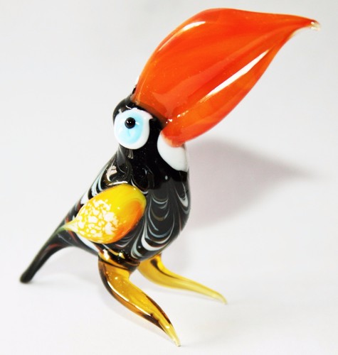 Murano Style Art Craft Color Glass Figurines "Birds,Parrots,Ducks,Owls " N88 - Picture 7 of 138