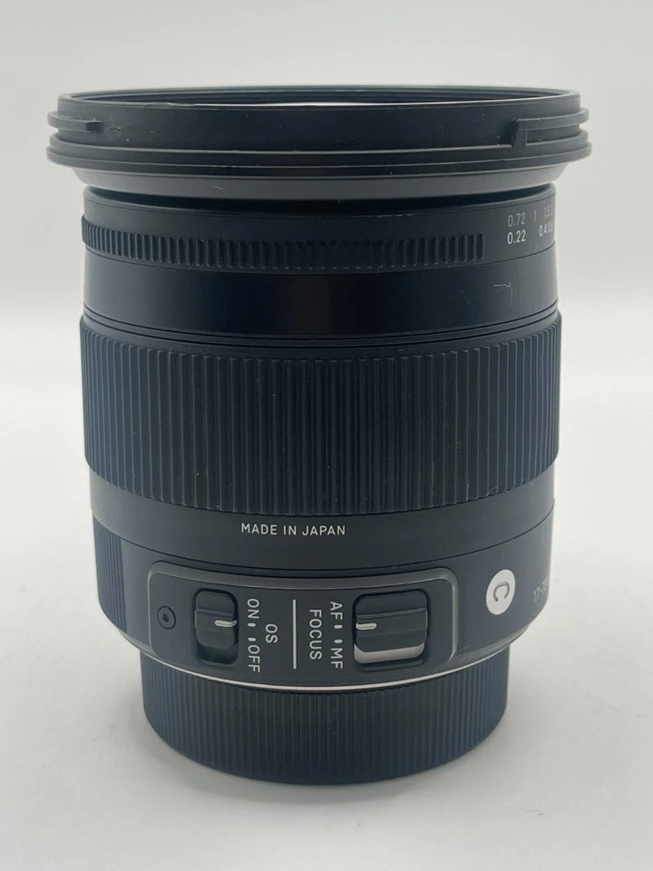 SIGMA 17-70mm 1:2.8-4 DC CONTEMPORARY LENS for NIKON - 17-70 mm C - GOOD - Image 2 of 4