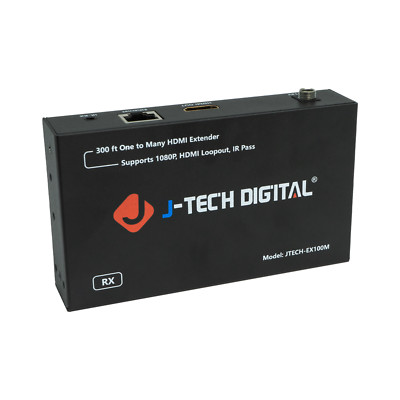 1080P 60Hz HDMI over Ethernet Extender w/ TCP/IP up to 328ft (RX Only)