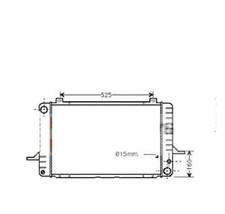 Radiateur Ford SIERRA