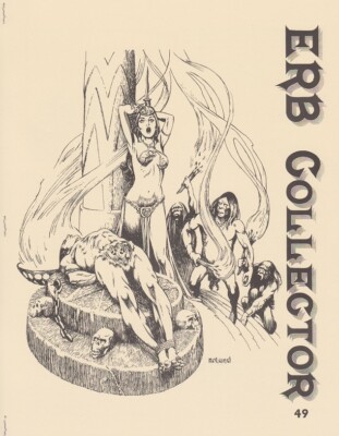 ERB COLLECTOR #49~EDGAR RICE BURROUGHS ZINE~MAY 2001~TYPE 1~HARRY ROLAND COVER