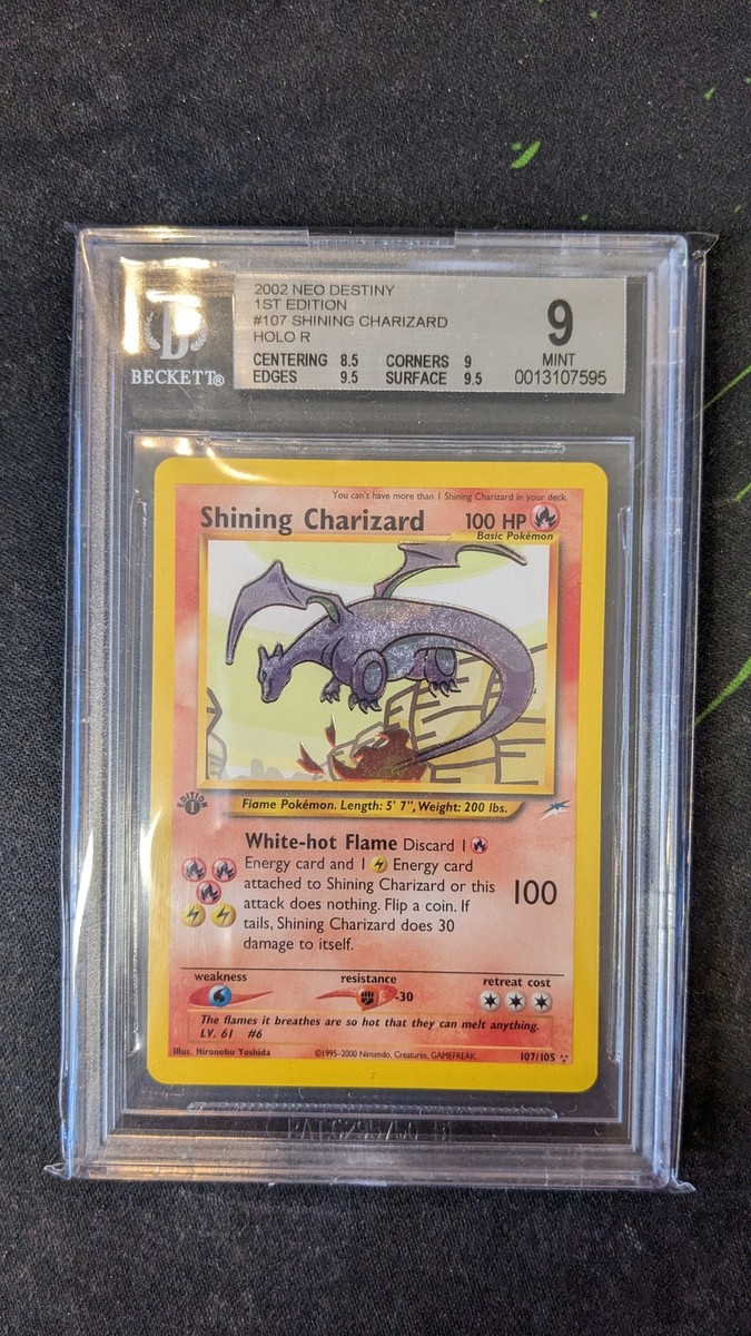 Shining Charizard 107/105 Neo Destiny 1st Edition Pokemon Shining Charizard 107/105 Neo Destiny 1st Edition Pokemon