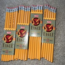 Lot of 48 Vintage 1993 Berol Eagle HB No. 2 Pencils 1993 Made in USA NOS