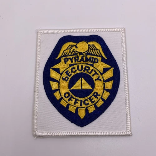 Pyramid, Security Officer, Embroidered Patch, Crest, Emblem New