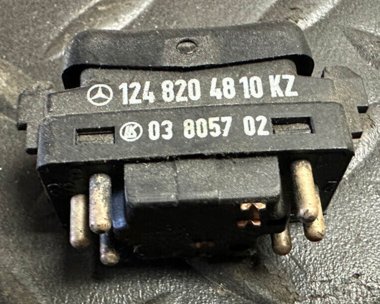 Mercedes-Benz Rear Left Window Switch - 124-820-48-10 - For E
